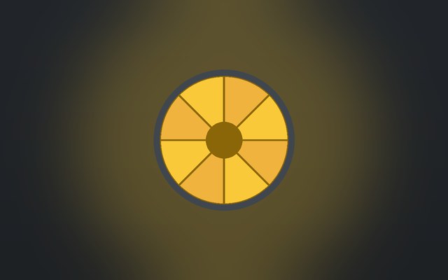 Golden wheel skin